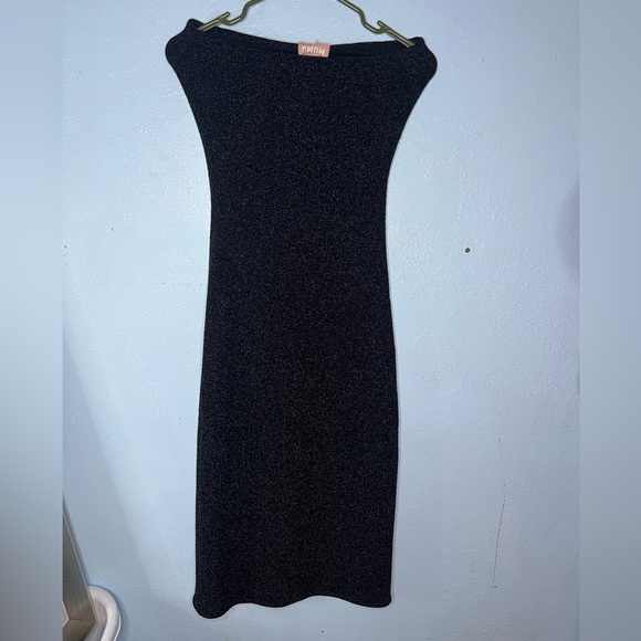 REVOLVE X SHOW ME YOUR MUMU METALLIC BODYCON DRESS - Picture 2 of 2